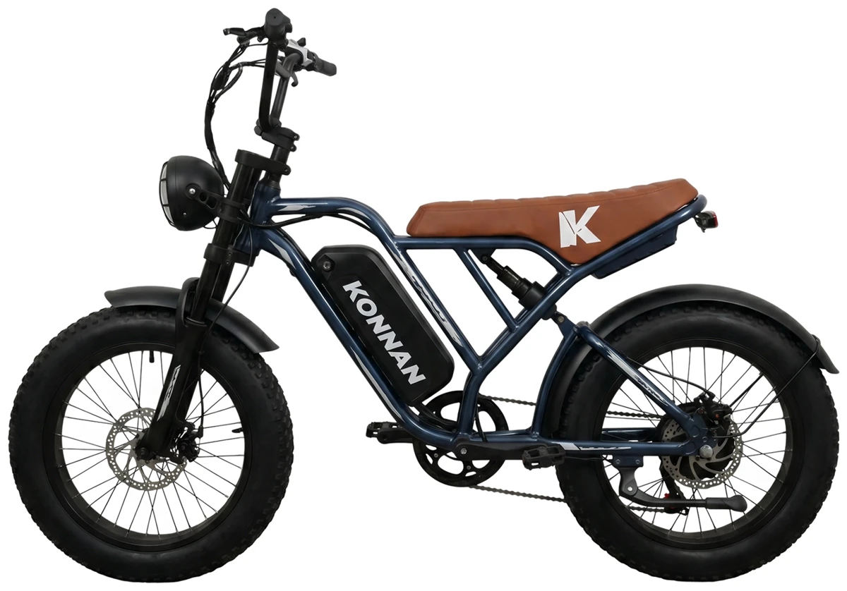 Bicicleta Elétrica Explorer II 750W AZUL/BRANCO