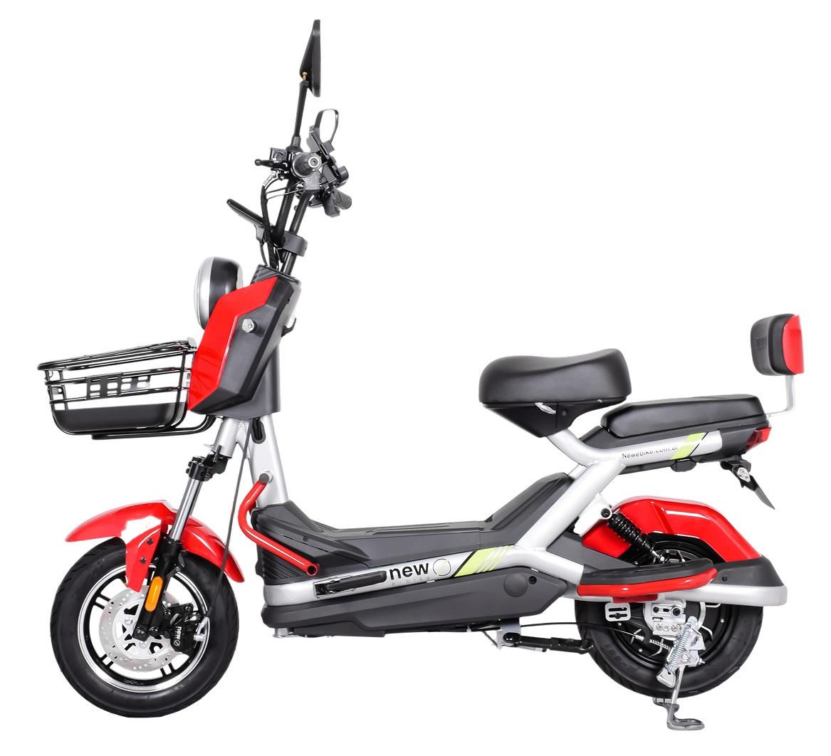 Scooter Elétrica T1 1000W VERMELHA/PRATA